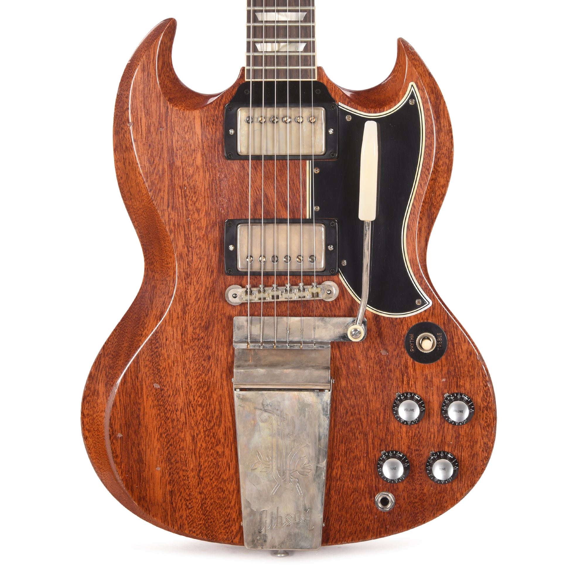 Gibson Custom Shop Murphy Lab 1964 SG Standard Reissue Faded Cherry Heavy Aged w/Maestro Vibrola Electric Guitars / Solid Body