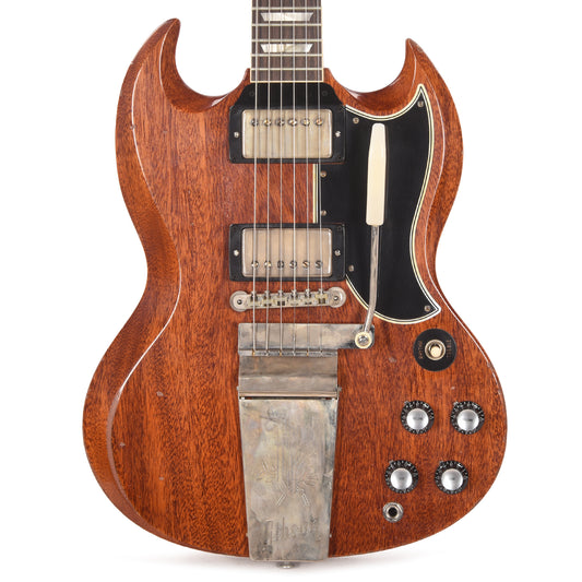 Gibson Custom Shop Murphy Lab 1964 SG Standard Reissue Faded Cherry Heavy Aged w/Maestro Vibrola Electric Guitars / Solid Body