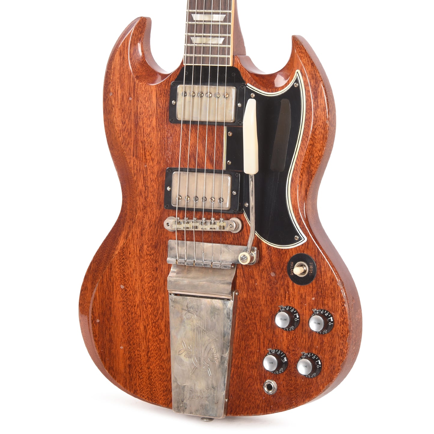 Gibson Custom Shop Murphy Lab 1964 SG Standard Reissue Faded Cherry Heavy Aged w/Maestro Vibrola Electric Guitars / Solid Body