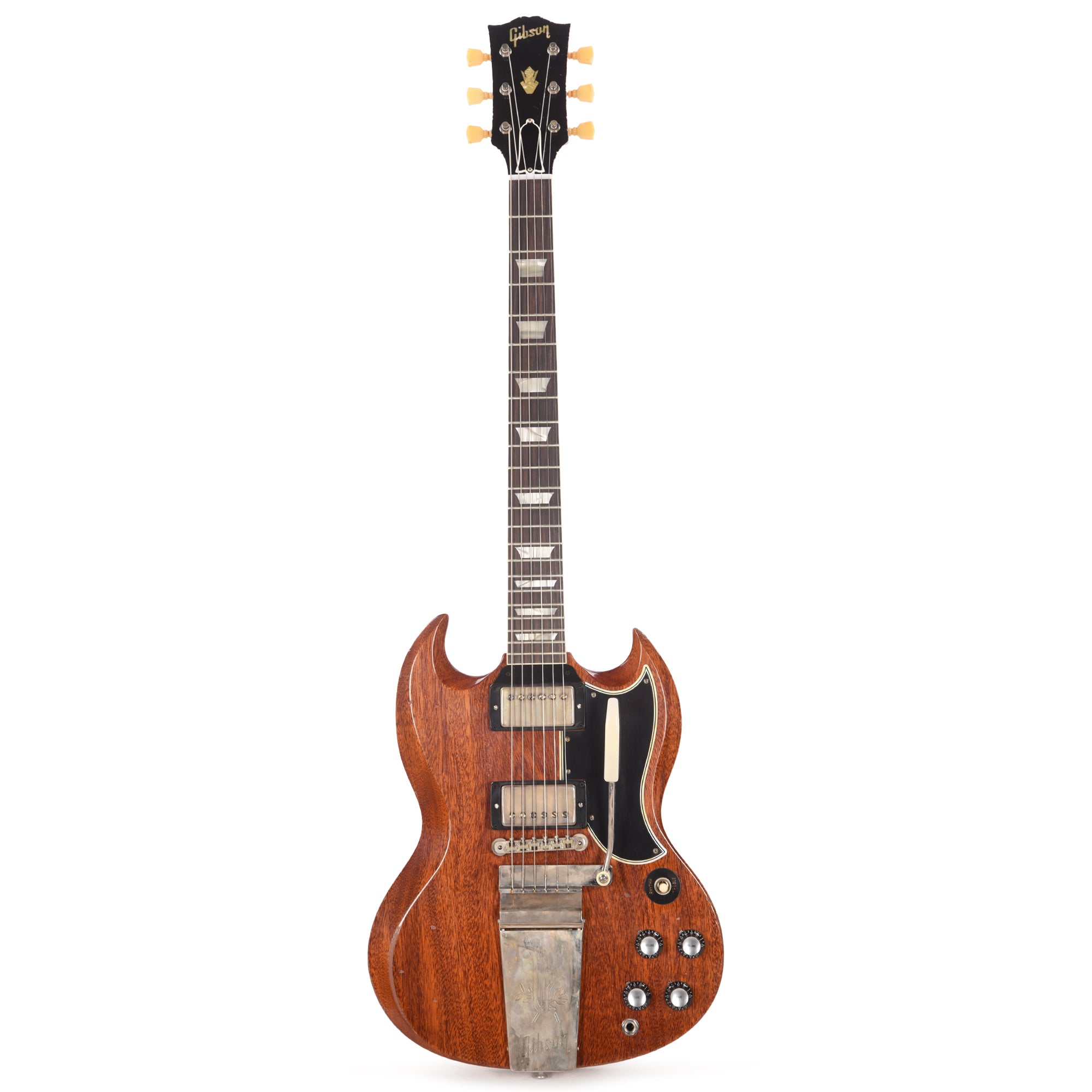 Gibson Custom Shop Murphy Lab 1964 SG Standard Reissue Faded Cherry Heavy Aged w/Maestro Vibrola Electric Guitars / Solid Body