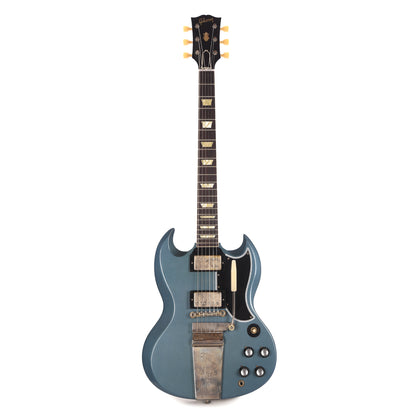 Gibson Custom Shop Murphy Lab 1964 SG Standard Reissue Pelham Blue Ultra Light Aged w/Maestro Vibrola Electric Guitars / Solid Body