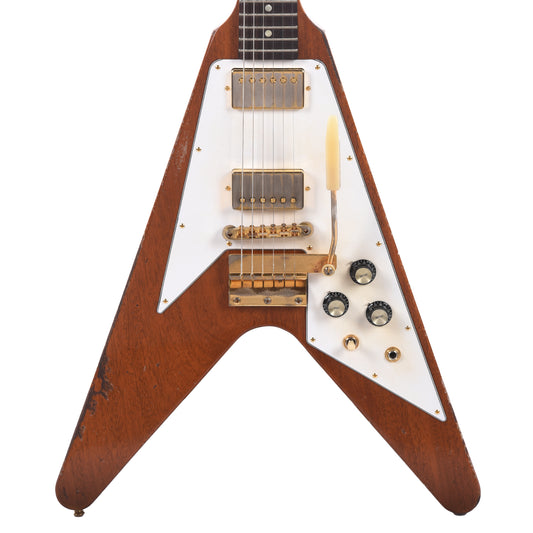 Gibson Custom Shop Murphy Lab 1967 Flying V "CME Spec" Heavy Antique Gold Top Filler Ultra Heavy Aged w/Maestro Vibrola Electric Guitars / Solid Body