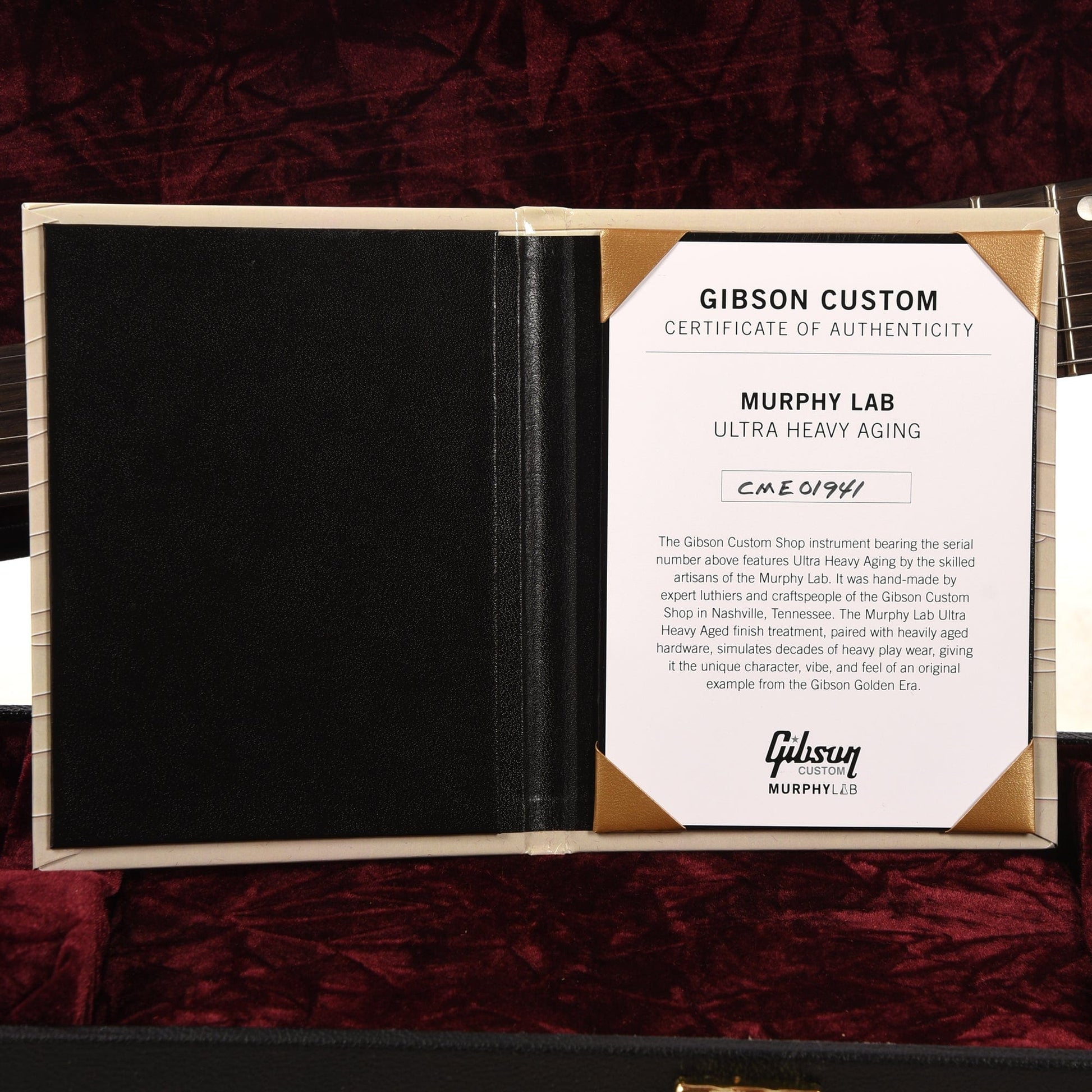 Gibson Custom Shop Murphy Lab 1967 Flying V "CME Spec" Heavy Antique GT Filler Ultra Heavy Aged w/Maestro Vibrola Electric Guitars / Solid Body