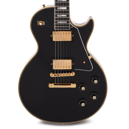 Gibson Custom Shop Murphy Lab 1968 Les Paul Custom Reissue Ebony Ultra Light Aged Electric Guitars / Solid Body