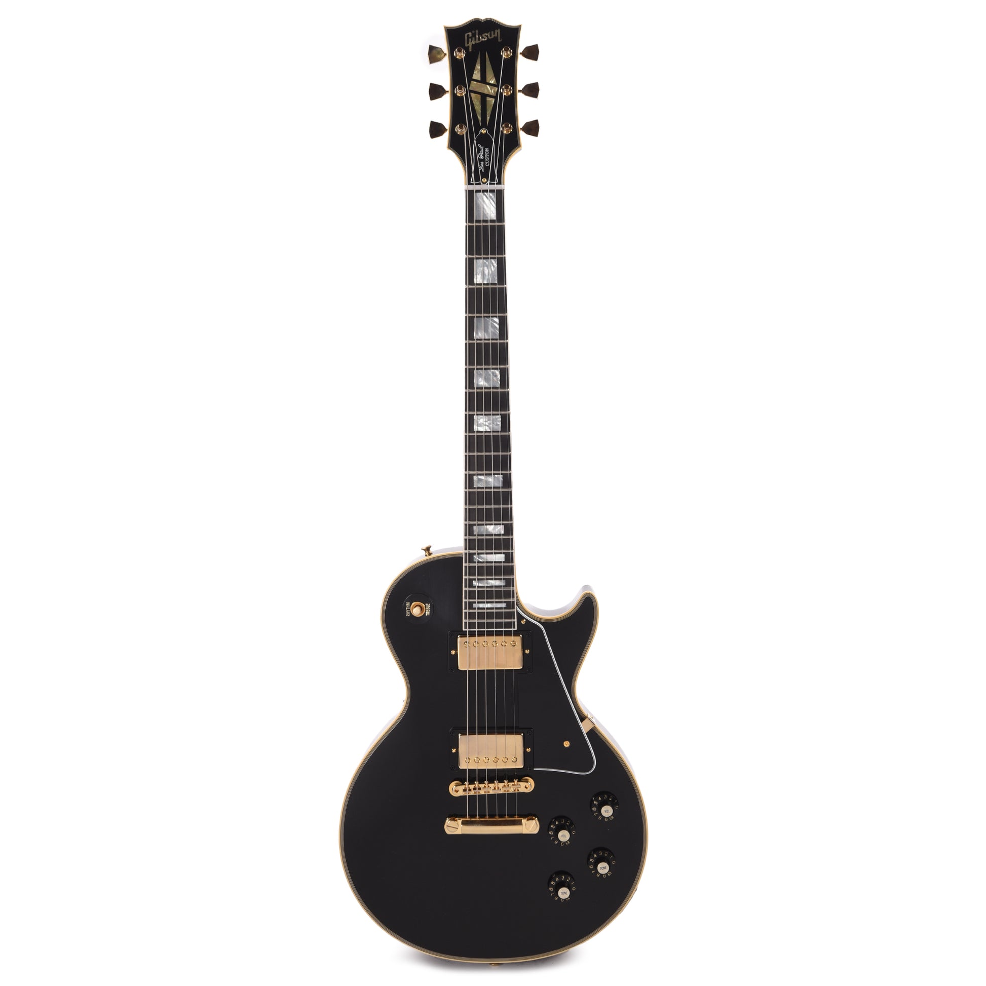 Gibson Custom Shop Murphy Lab 1968 Les Paul Custom Reissue Ebony Ultra Light Aged Electric Guitars / Solid Body