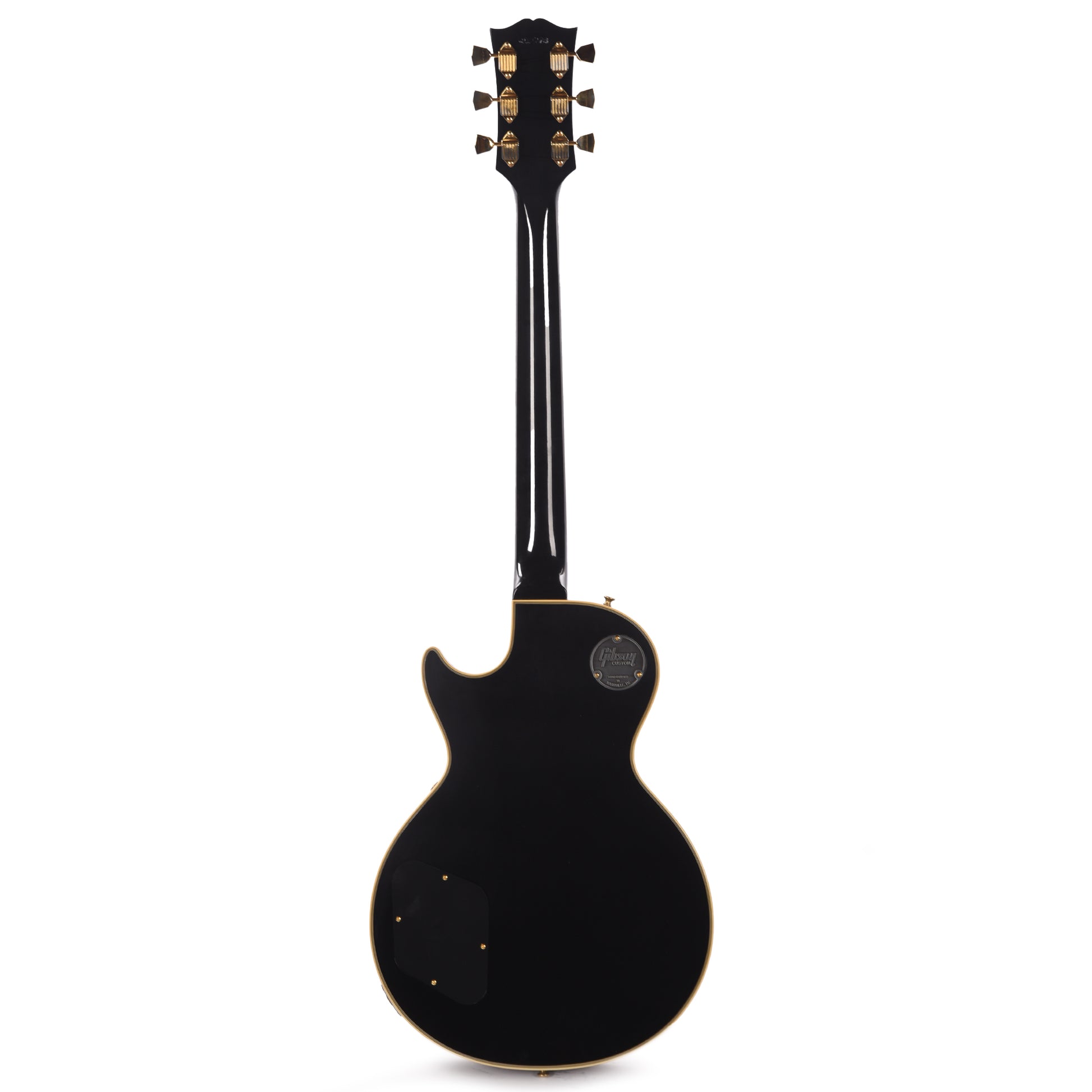 Gibson Custom Shop Murphy Lab 1968 Les Paul Custom Reissue Ebony Ultra Light Aged Electric Guitars / Solid Body