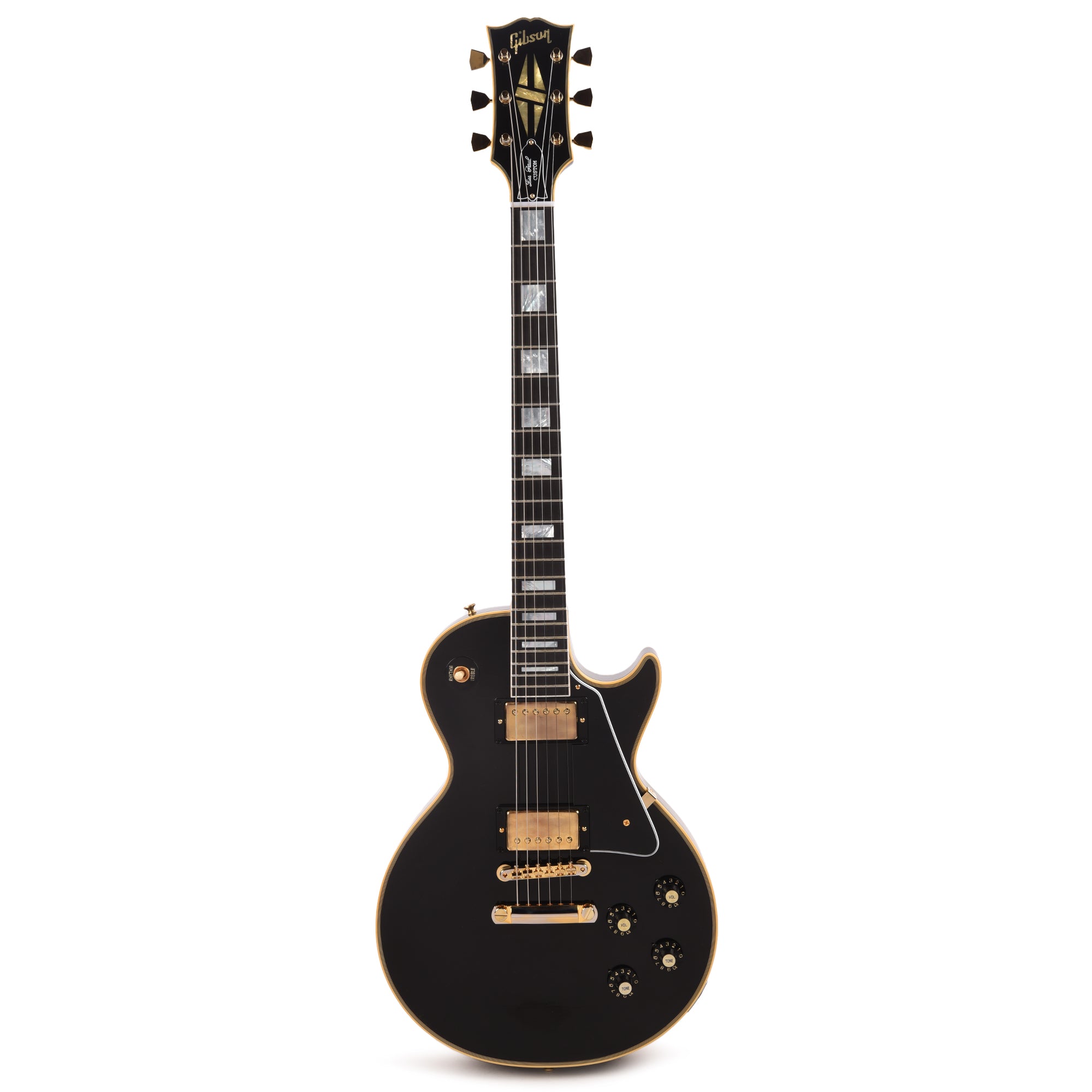Gibson Custom Shop Murphy Lab 1968 Les Paul Custom Reissue Ebony Ultra Light Aged Electric Guitars / Solid Body