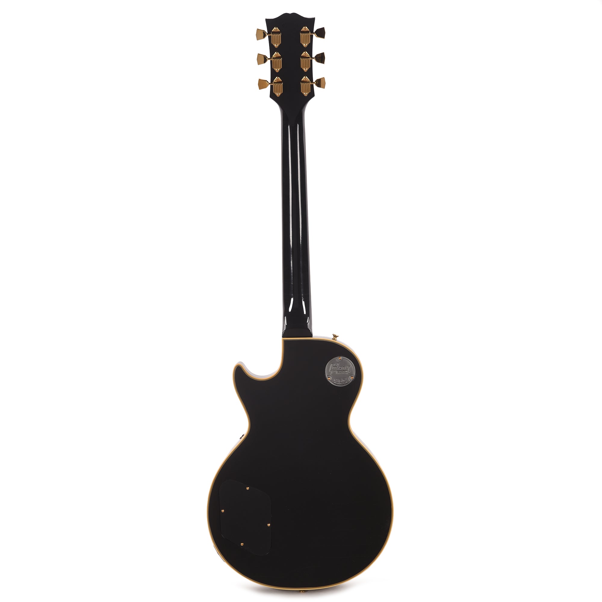 Gibson Custom Shop Murphy Lab 1968 Les Paul Custom Reissue Ebony Ultra Light Aged Electric Guitars / Solid Body