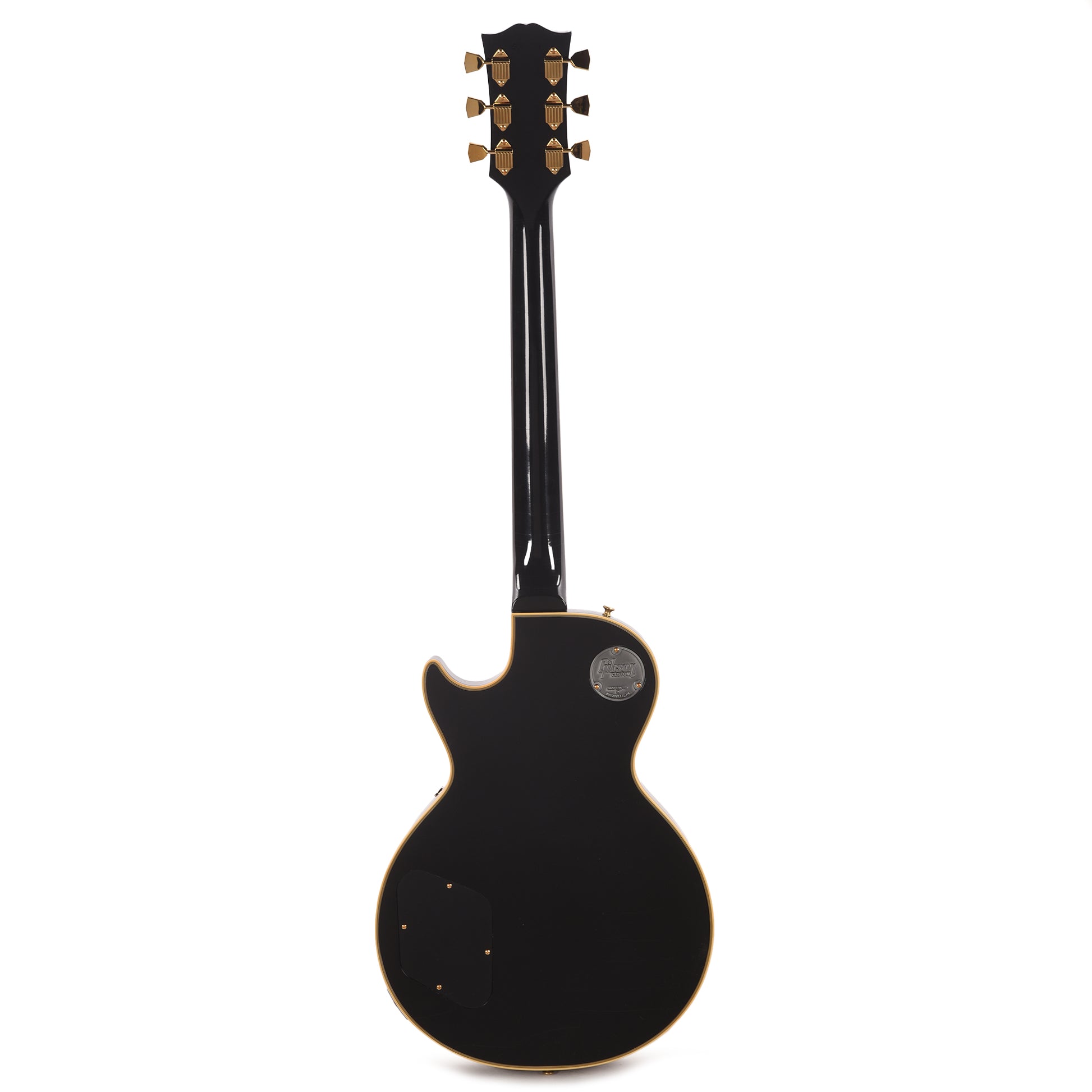 Gibson Custom Shop Murphy Lab 1968 Les Paul Custom Reissue Ebony Ultra Light Aged Electric Guitars / Solid Body