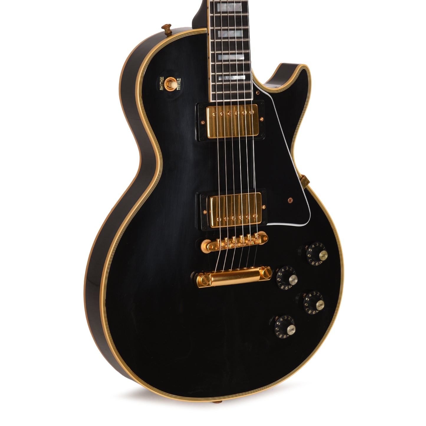 Gibson Custom Shop Murphy Lab 1968 Les Paul Custom Reissue Ebony Ultra Light Aged Electric Guitars / Solid Body