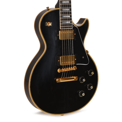 Gibson Custom Shop Murphy Lab 1968 Les Paul Custom Reissue Ebony Ultra Light Aged Electric Guitars / Solid Body