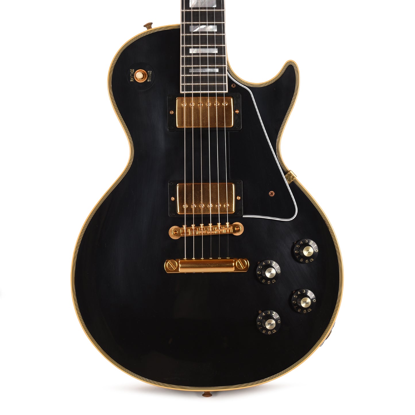 Gibson Custom Shop Murphy Lab 1968 Les Paul Custom Reissue Ebony Ultra Light Aged Electric Guitars / Solid Body