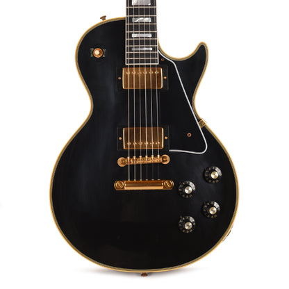 Gibson Custom Shop Murphy Lab 1968 Les Paul Custom Reissue Ebony Ultra Light Aged Electric Guitars / Solid Body