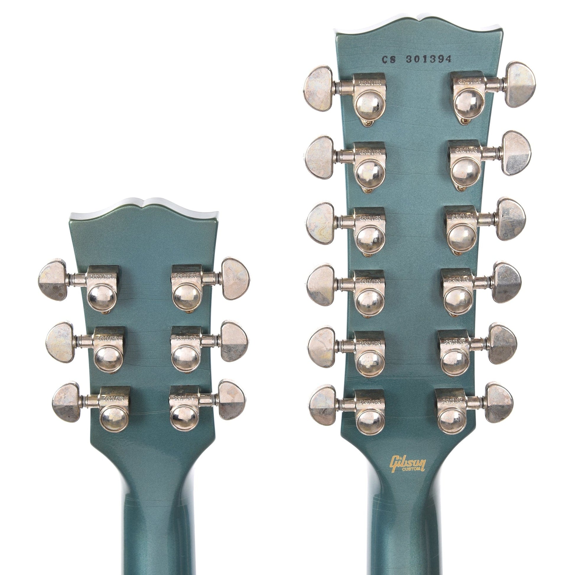 Gibson Custom Shop Murphy Lab EDS-1275 Doubleneck "CME Spec" Ultra Light Aged Heavy Antique Pelham Blue w/Grovers Electric Guitars / Solid Body