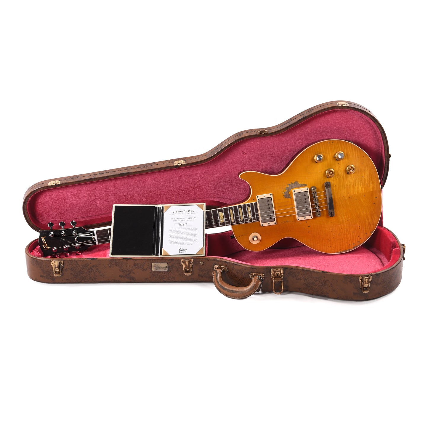 Gibson Custom Shop Murphy Lab Replica Kirk Hammett 1959 Les Paul Standard "Greeny" Aged Electric Guitars / Solid Body