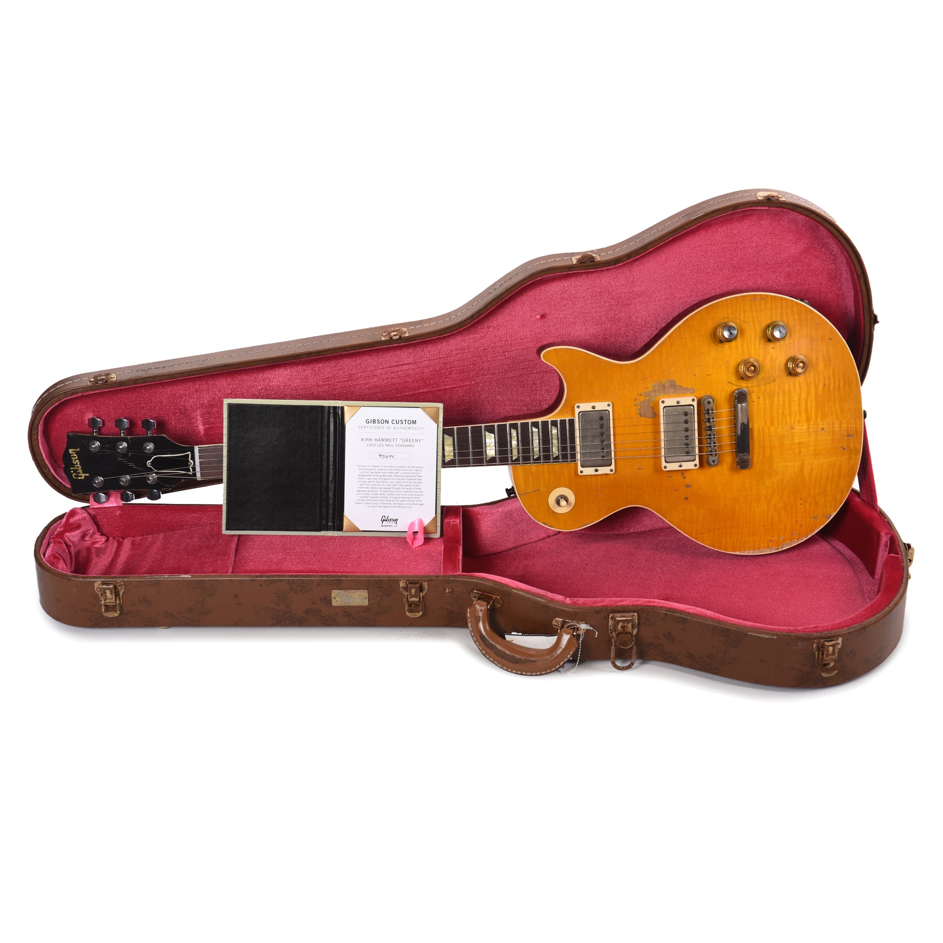 Gibson Custom Shop Murphy Lab Replica Kirk Hammett 1959 Les Paul Standard "Greeny" Aged Electric Guitars / Solid Body