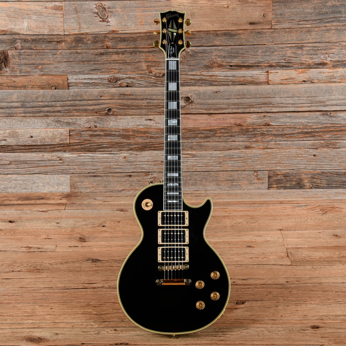 Gibson Custom Shop Peter Frampton Signature Les Paul Ebony 2000 Electric Guitars / Solid Body