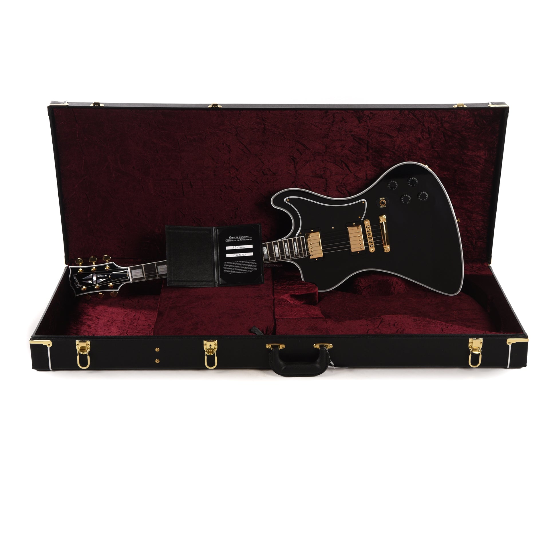 Gibson Custom Shop RD Custom Ebony Electric Guitars / Solid Body