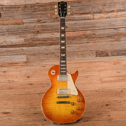 Gibson Custom True Historic '59 Les Paul Standard Reissue Tom Murphy Aged Sunrise Tea Burst 2015 Electric Guitars / Solid Body