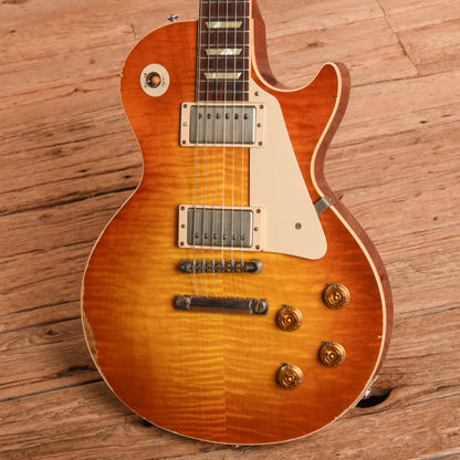 Gibson Custom True Historic '59 Les Paul Standard Reissue Tom Murphy Aged Sunrise Tea Burst 2015 Electric Guitars / Solid Body
