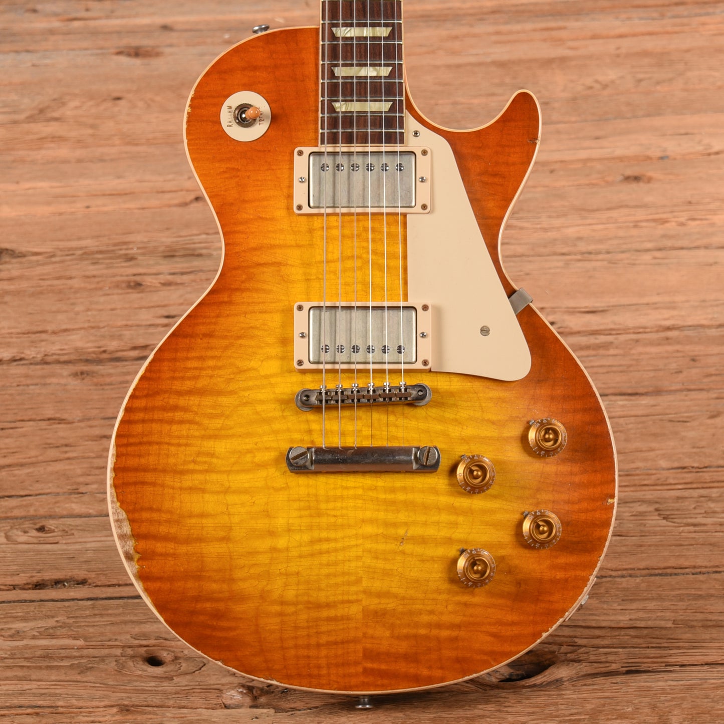 Gibson Custom True Historic '59 Les Paul Standard Reissue Tom Murphy Aged Sunrise Tea Burst 2015 Electric Guitars / Solid Body