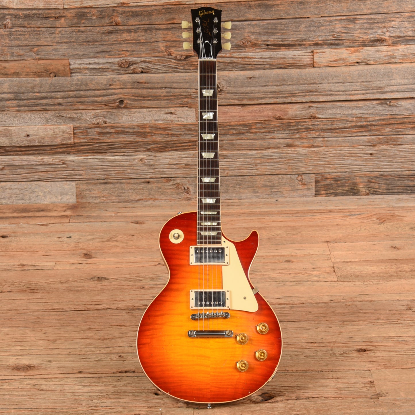 Gibson Custom True Historic '60 Les Paul Standard Reissue Murphy Aged Cherry Sunburst 2016 Electric Guitars / Solid Body