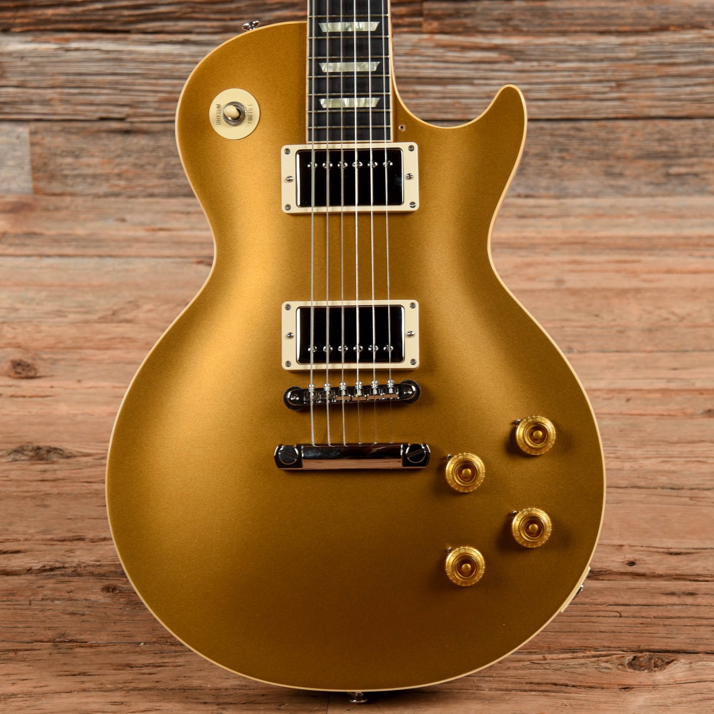 Gibson Custom Wildwood Spec 57 Les Paul Goldtop Goldtop Electric Guitars / Solid Body