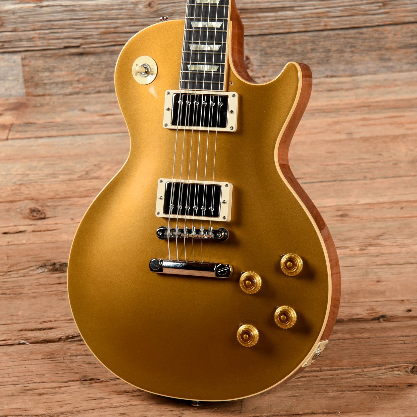 Gibson Custom Wildwood Spec 57 Les Paul Goldtop Goldtop Electric Guitars / Solid Body