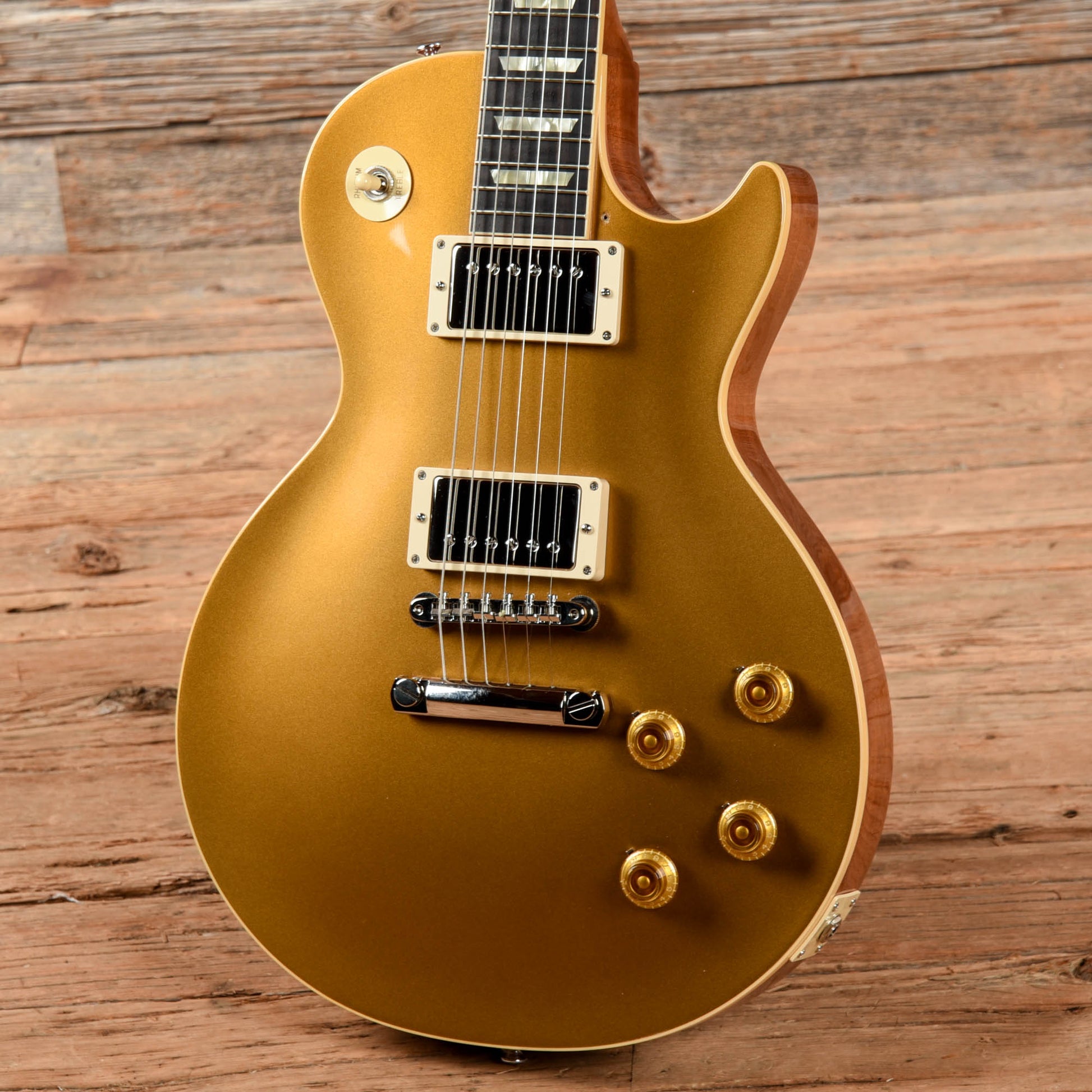 Gibson Custom Wildwood Spec 57 Les Paul Goldtop Goldtop Electric Guitars / Solid Body