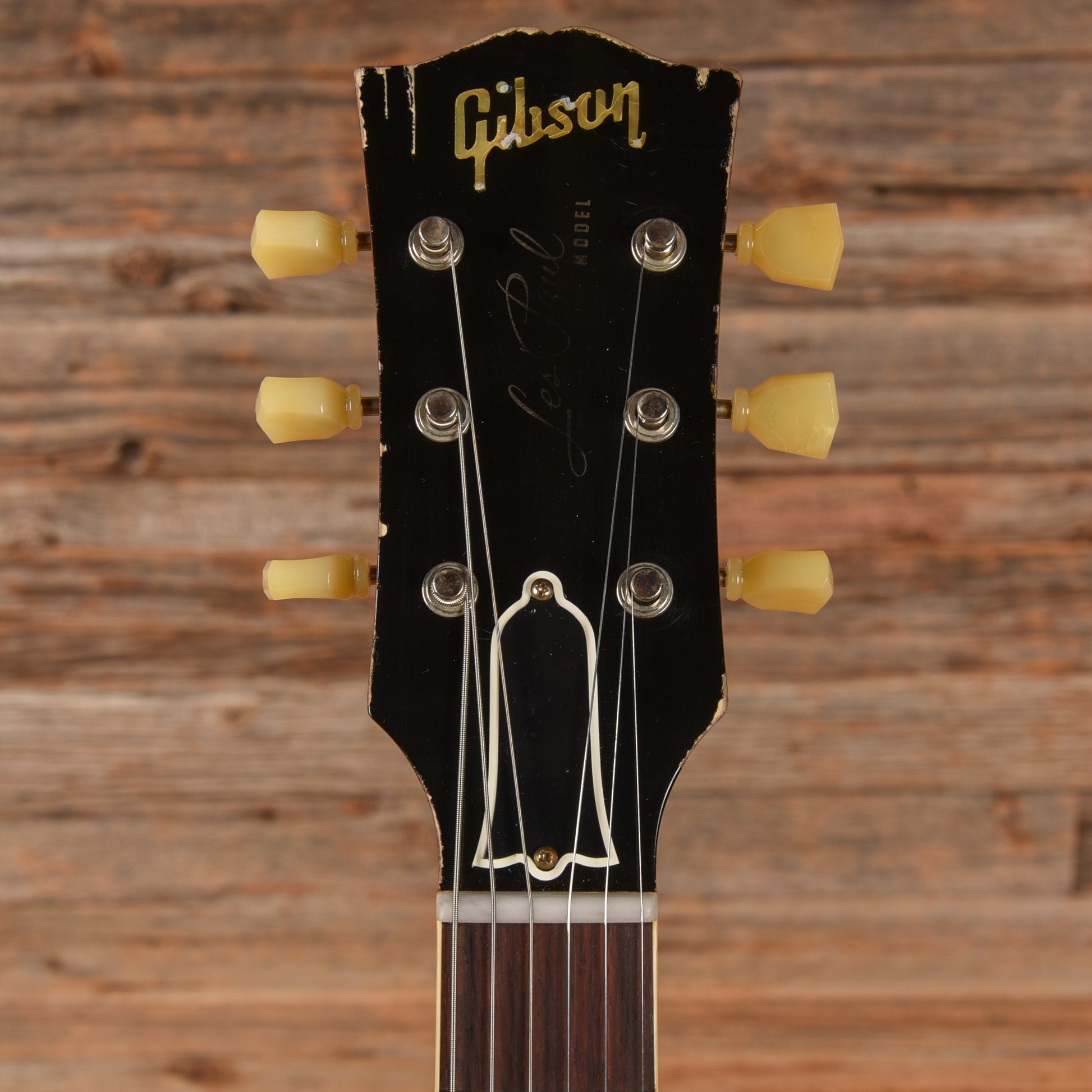 Gibson Custom Wildwood Spec '58 Les Paul Standard Ultra Heavy Aged Green Lemon Fade 2021 Electric Guitars / Solid Body