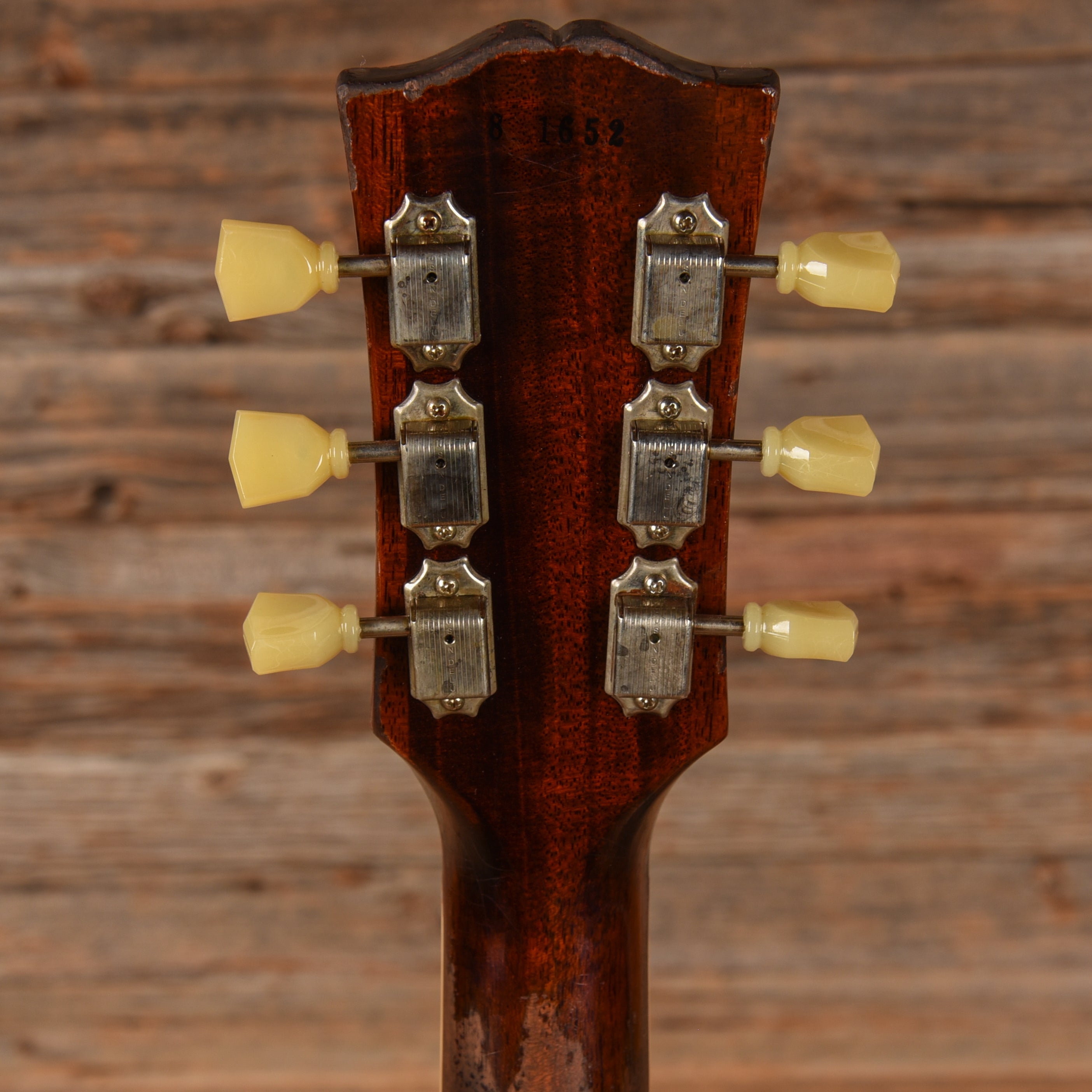 Gibson Custom Wildwood Spec '58 Les Paul Standard Ultra Heavy Aged Green Lemon Fade 2021 Electric Guitars / Solid Body