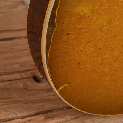 Gibson Custom Wildwood Spec '58 Les Paul Standard Ultra Heavy Aged Green Lemon Fade 2021 Electric Guitars / Solid Body