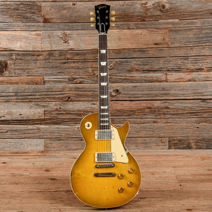 Gibson Custom Wildwood Spec 58 Les Paul Standard Ultra Heavy Aged Green Lemon Fade Electric Guitars / Solid Body