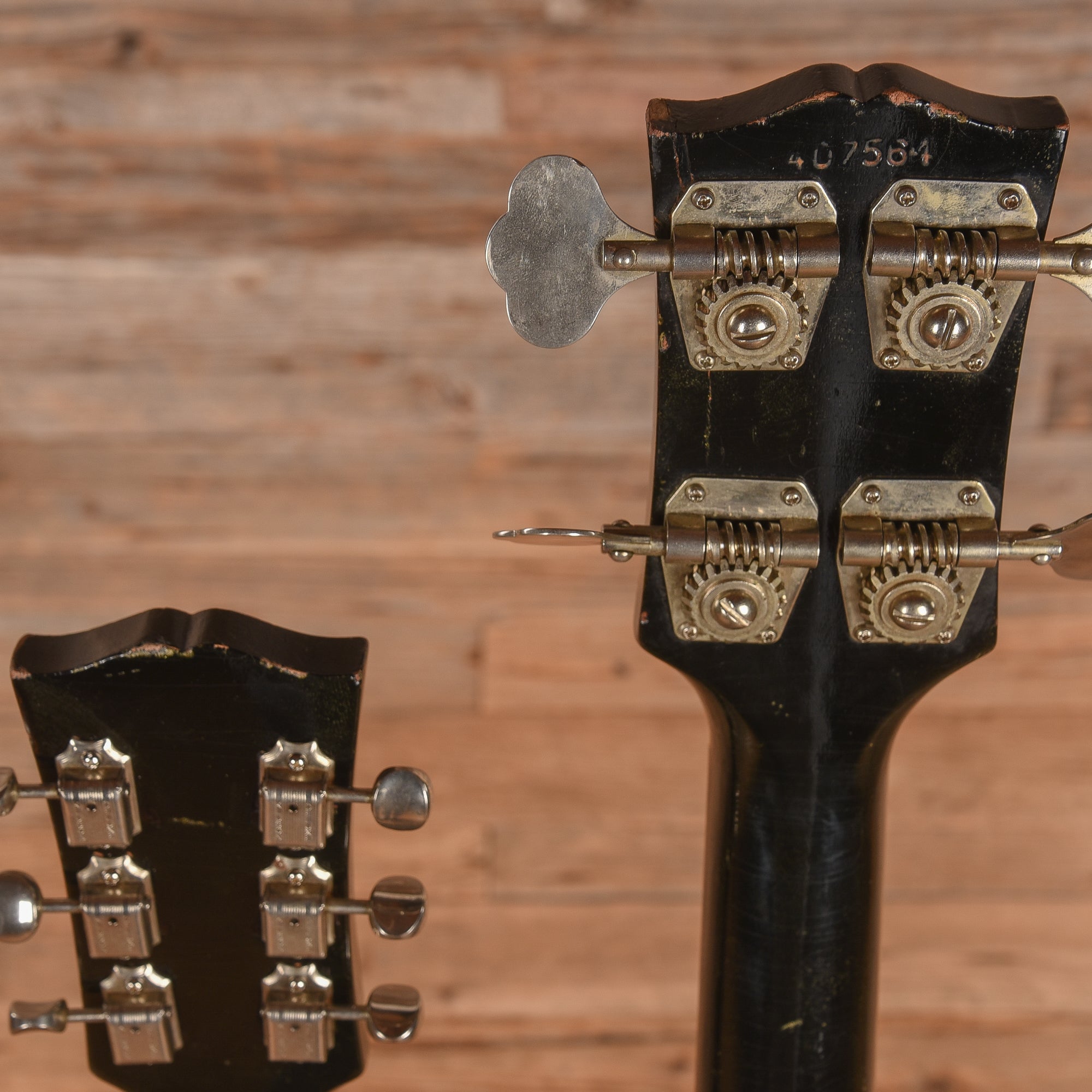 Gibson EBSF-1250 Doubleneck Black 1966 Electric Guitars / Solid Body