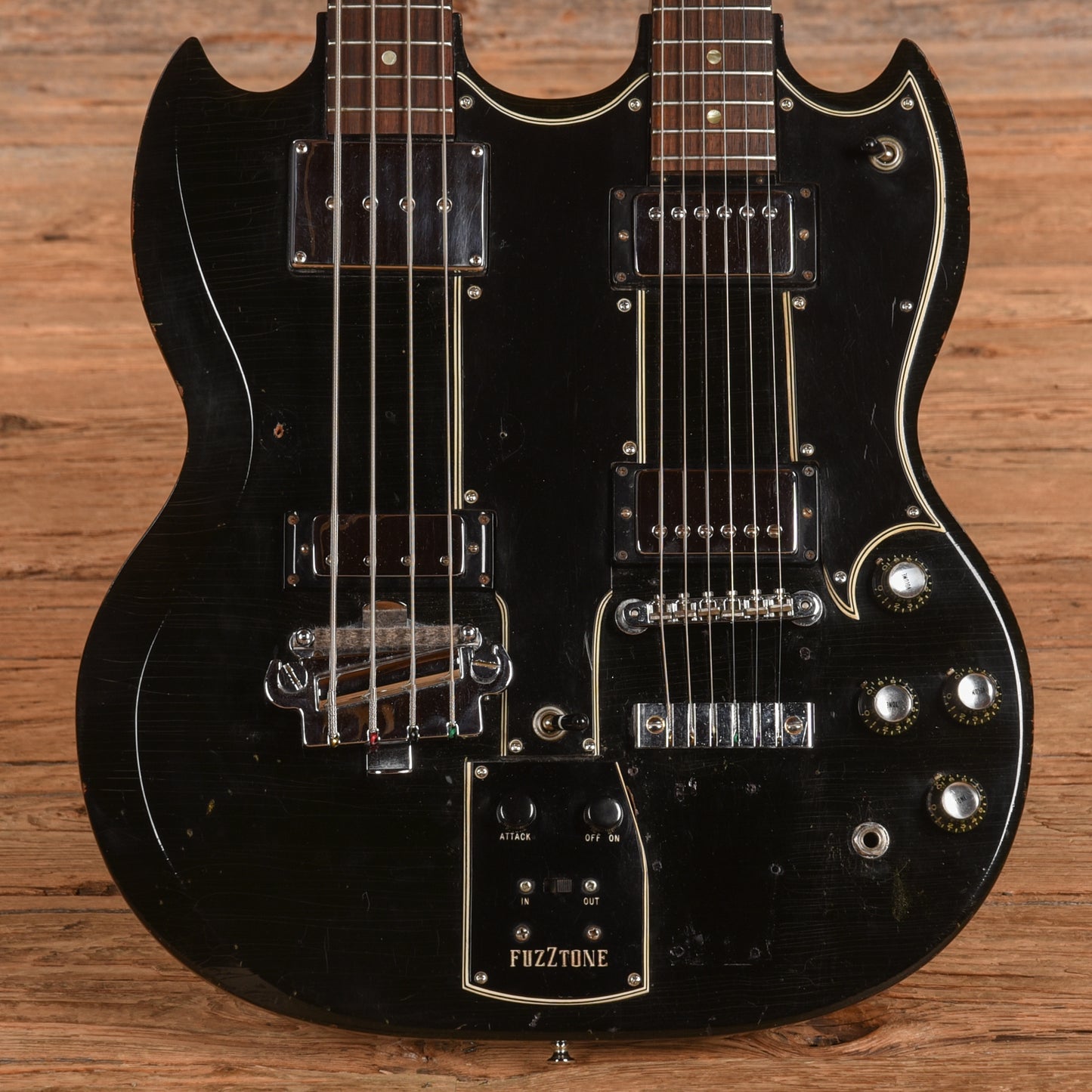Gibson EBSF-1250 Doubleneck Black 1966 Electric Guitars / Solid Body