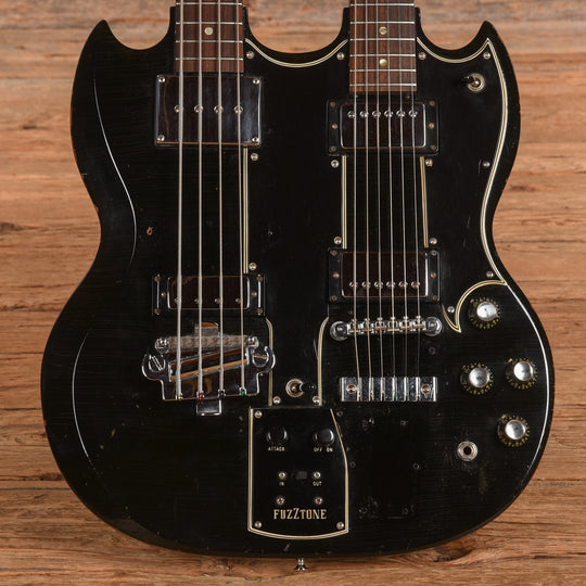 Gibson EBSF-1250 Doubleneck Black 1966 Electric Guitars / Solid Body