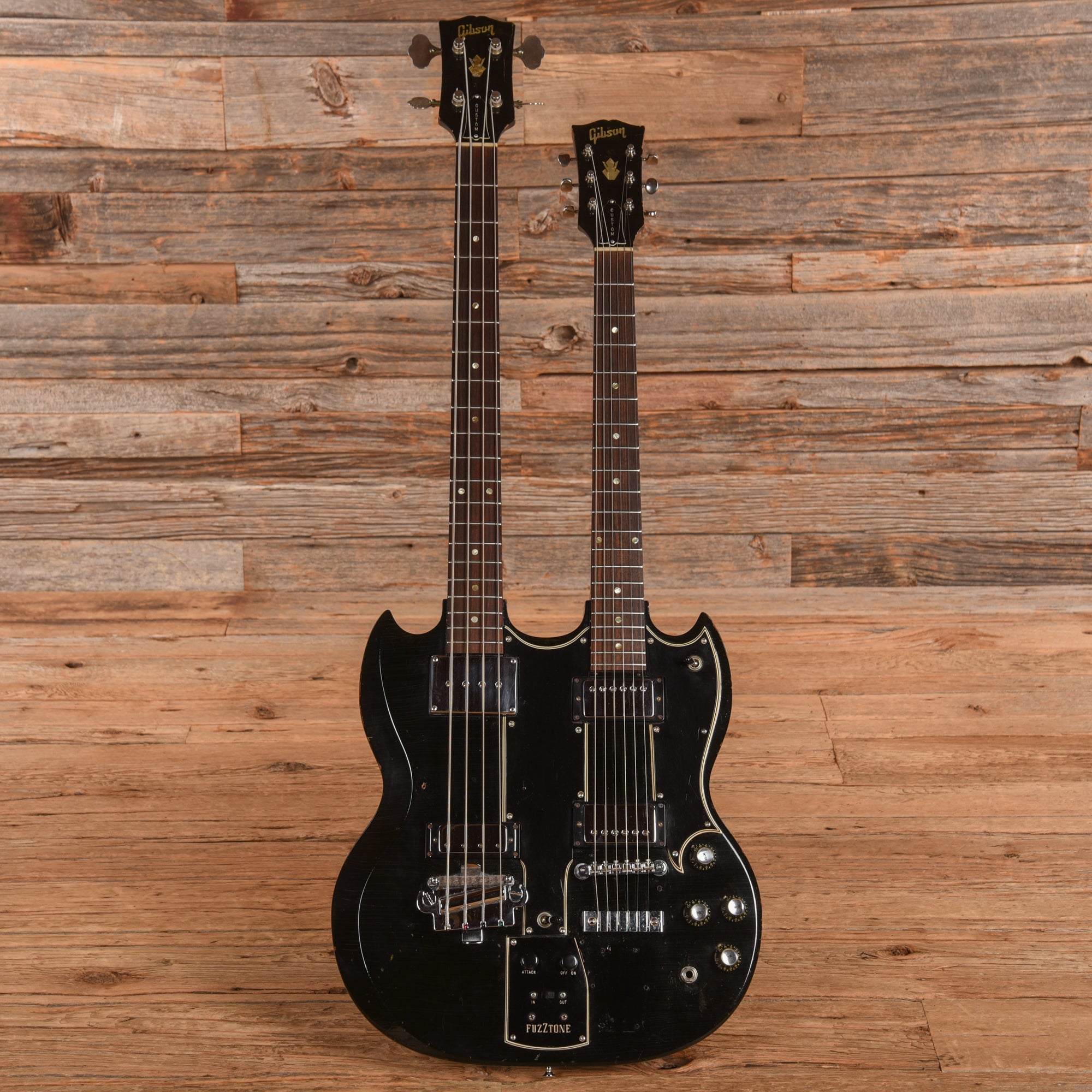 Gibson EBSF-1250 Doubleneck Black 1966 Electric Guitars / Solid Body