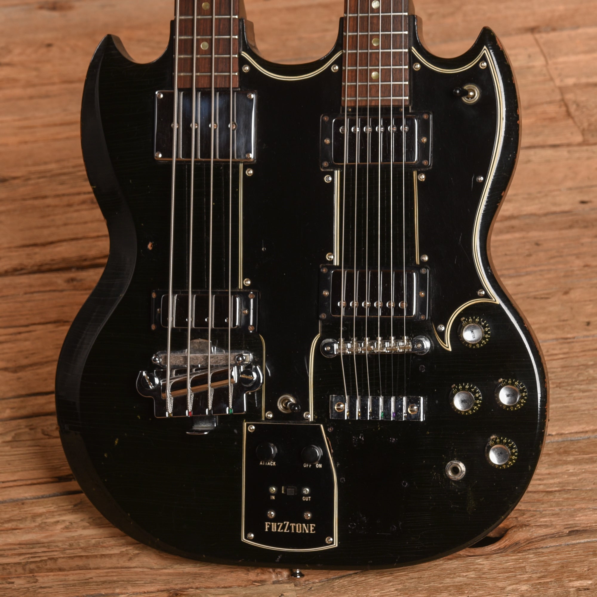 Gibson EBSF-1250 Doubleneck Black 1966 Electric Guitars / Solid Body