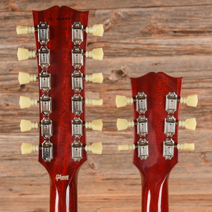 Gibson EDS-1275 One of One Doubleneck (Reversed Necks) Cherry - Dave Amato of REO Speedwagon Electric Guitars / Solid Body