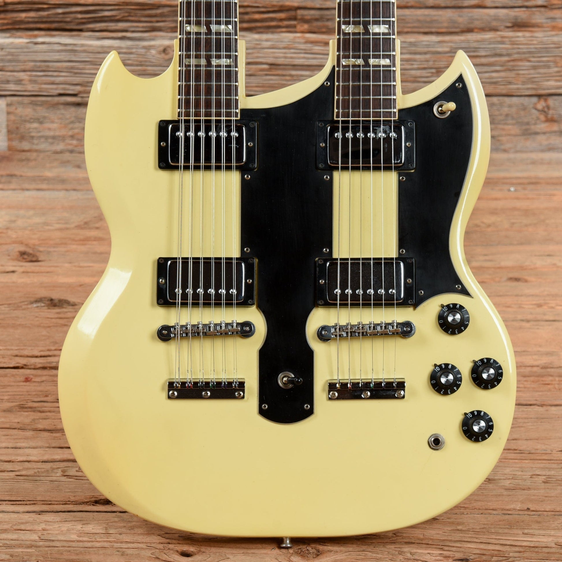 Gibson EDS-1275 Polaris White Refin 1974 Electric Guitars / Solid Body