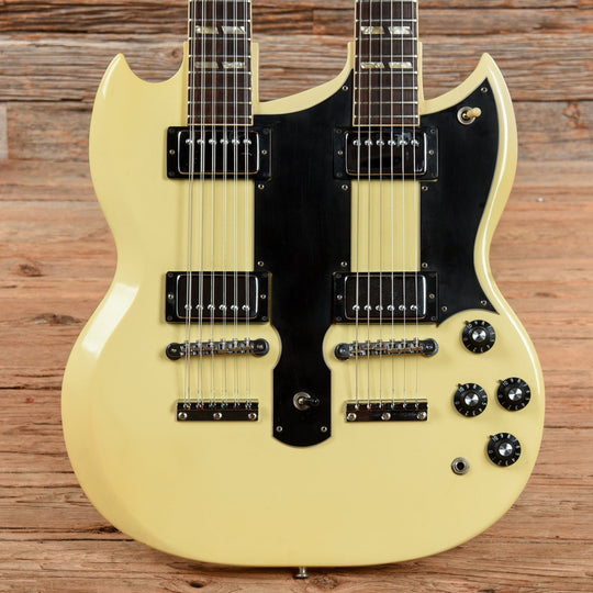 Gibson EDS-1275 Polaris White Refin 1974 Electric Guitars / Solid Body
