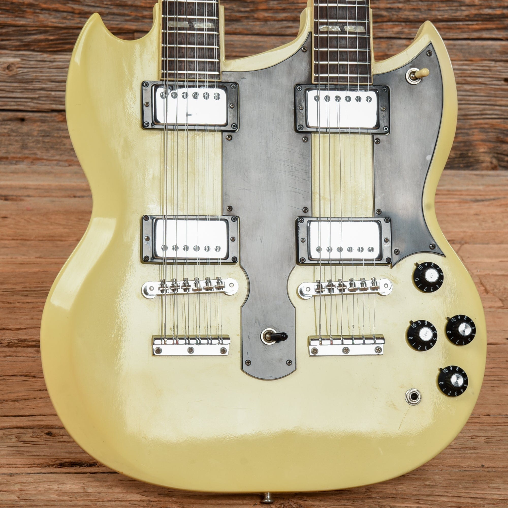 Gibson EDS-1275 Polaris White Refin 1974 Electric Guitars / Solid Body