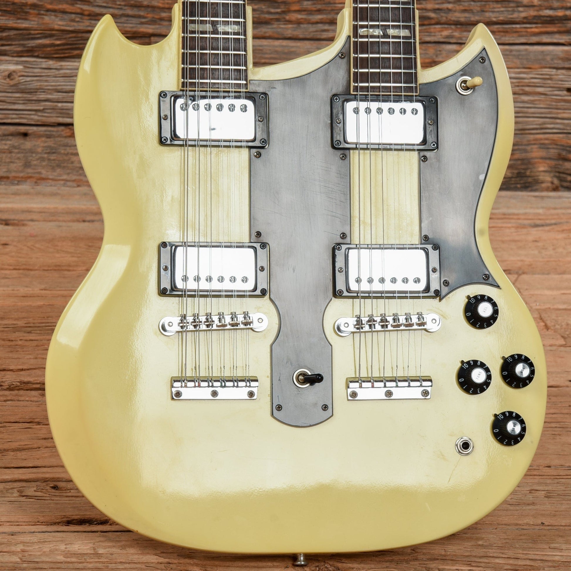 Gibson EDS-1275 Polaris White Refin 1974 Electric Guitars / Solid Body