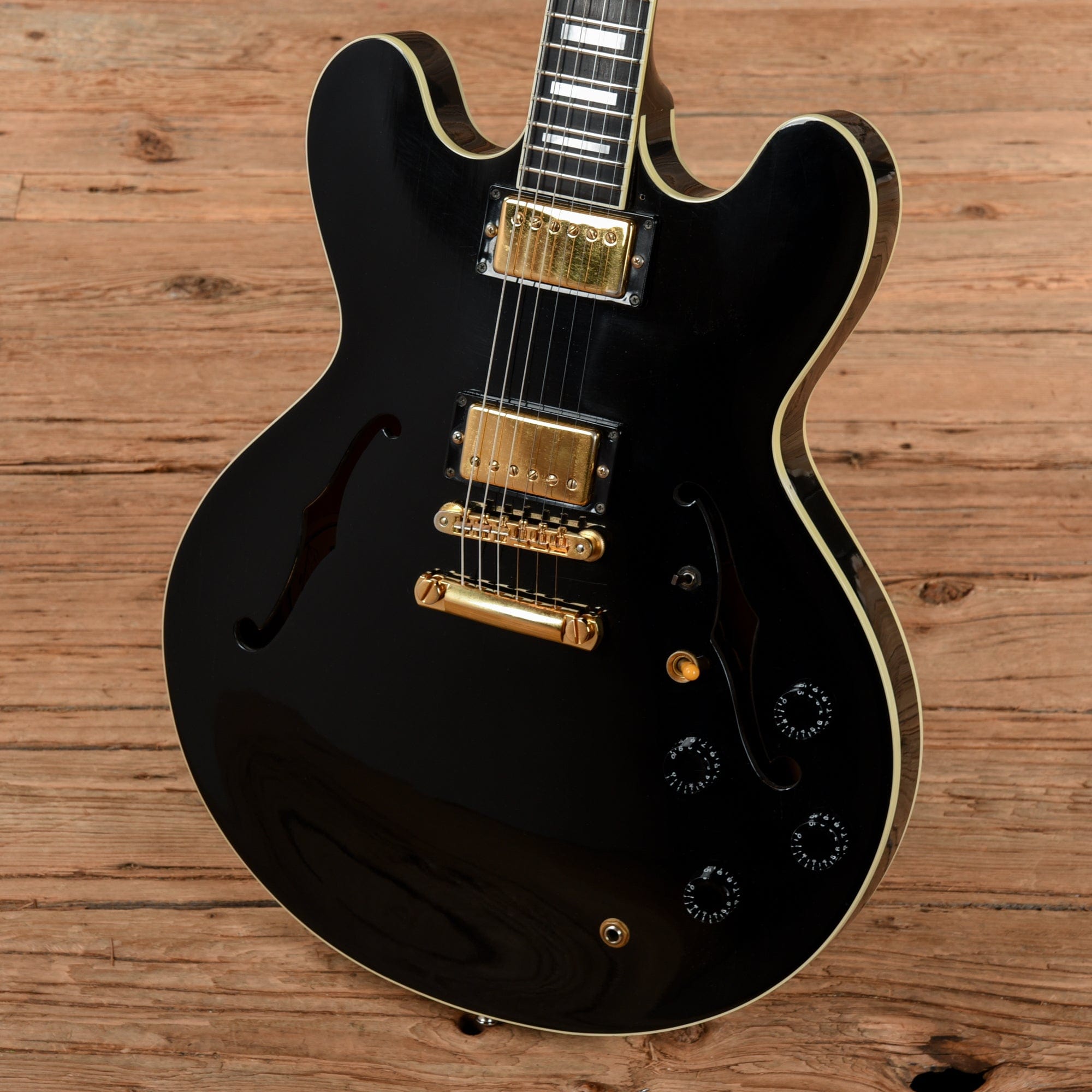 Gibson ES-347 Ebony 1989 Electric Guitars / Solid Body