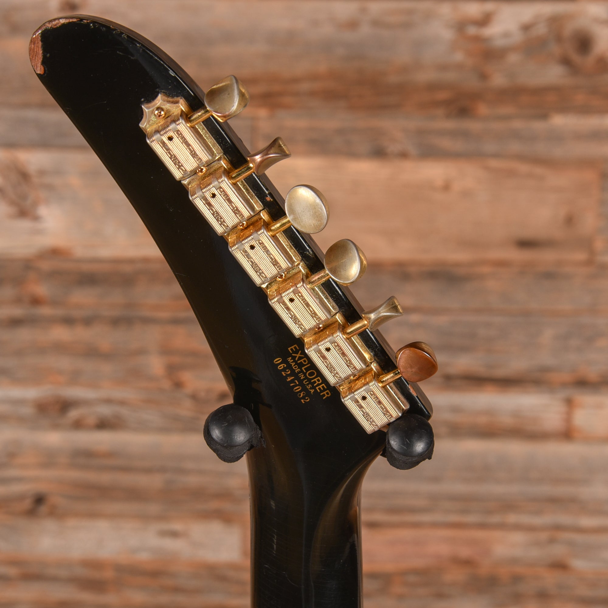 Gibson Explorer Black 1977 Electric Guitars / Solid Body
