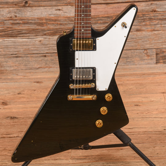 Gibson Explorer Black 1977 Electric Guitars / Solid Body