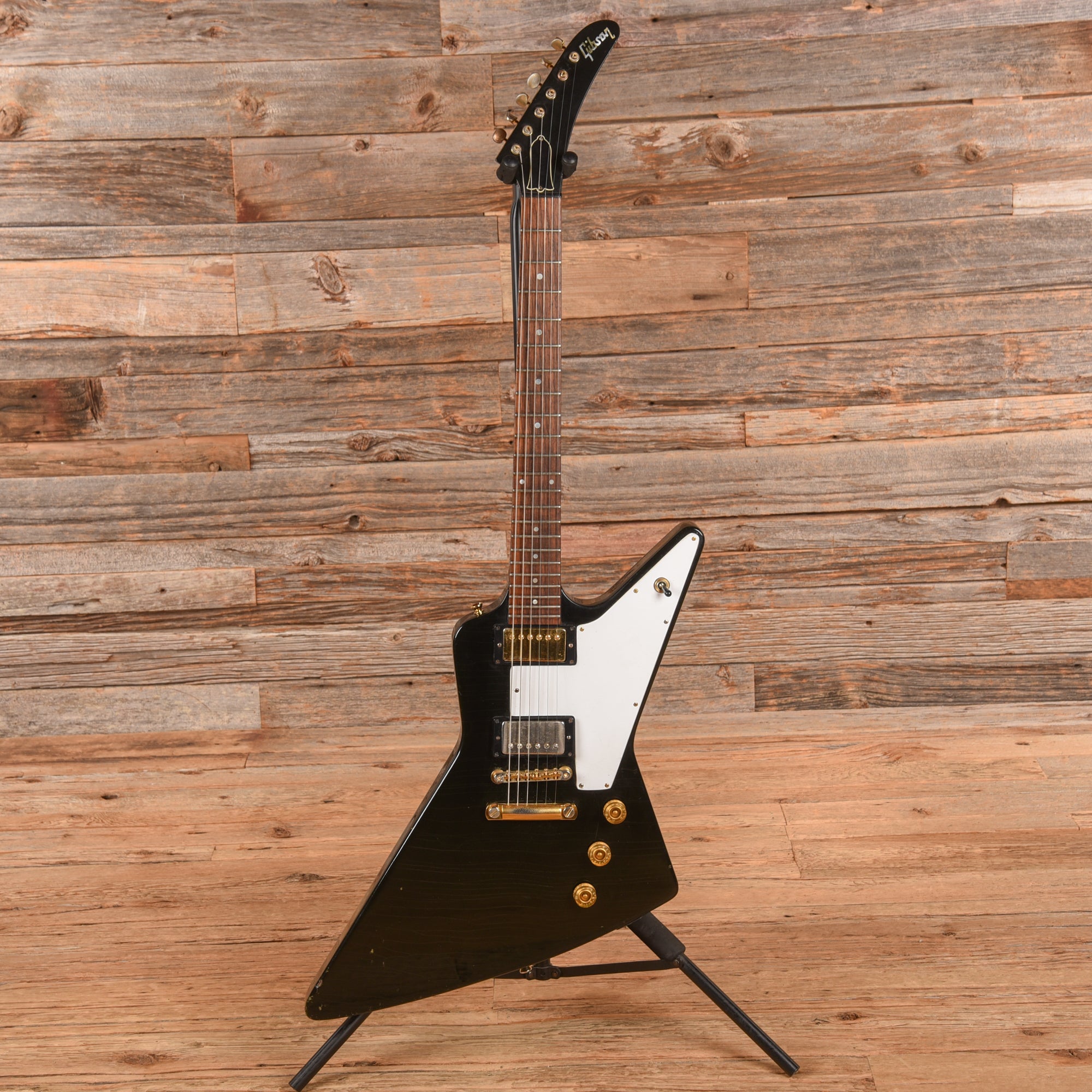 Gibson Explorer Black 1977 Electric Guitars / Solid Body