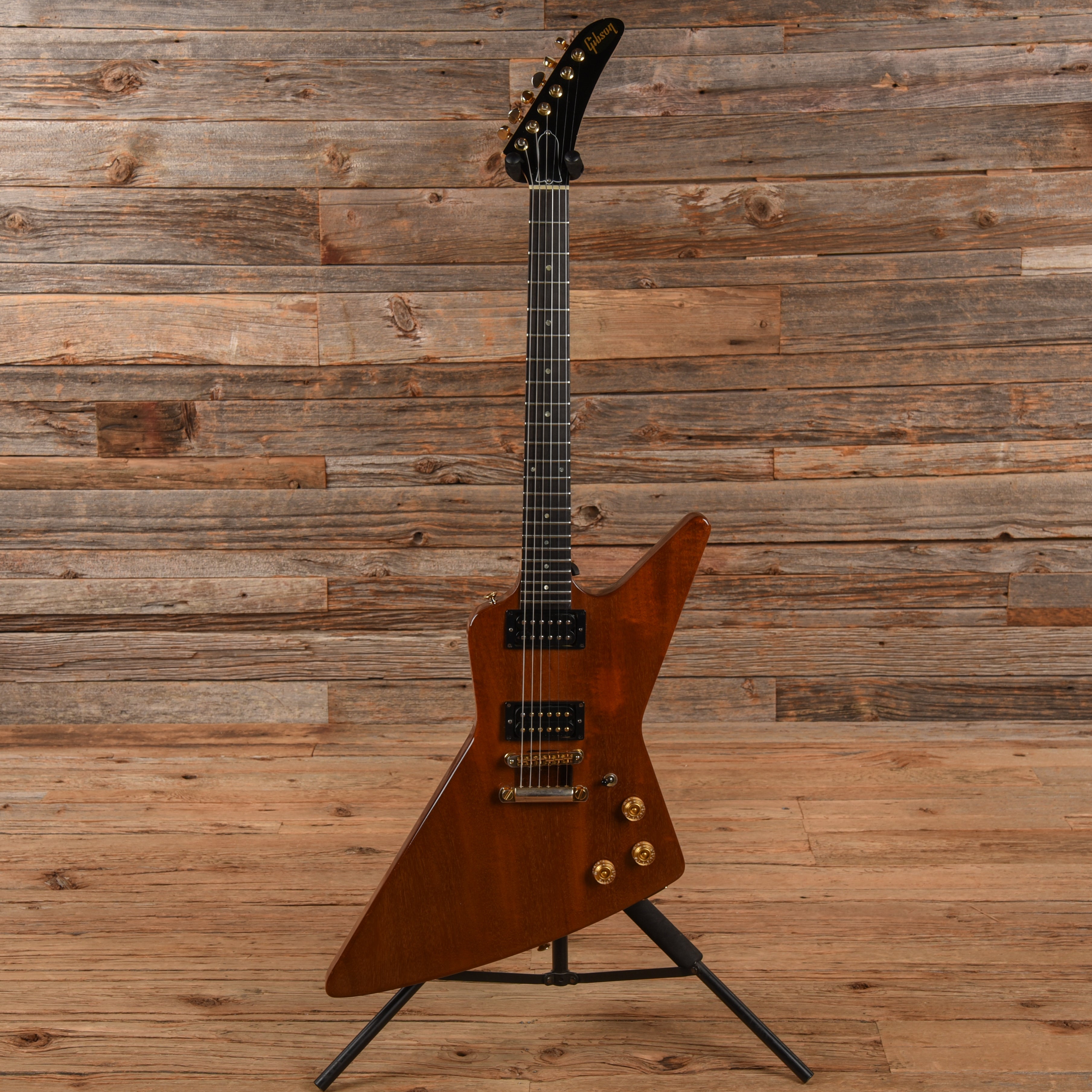 Gibson Explorer Mahogany Natural Refin 1985 Electric Guitars / Solid Body