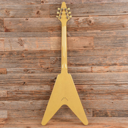 Gibson Flying V '59 Reissue TV Yelllow  - Dave Amato of REO Speedwagon Electric Guitars / Solid Body
