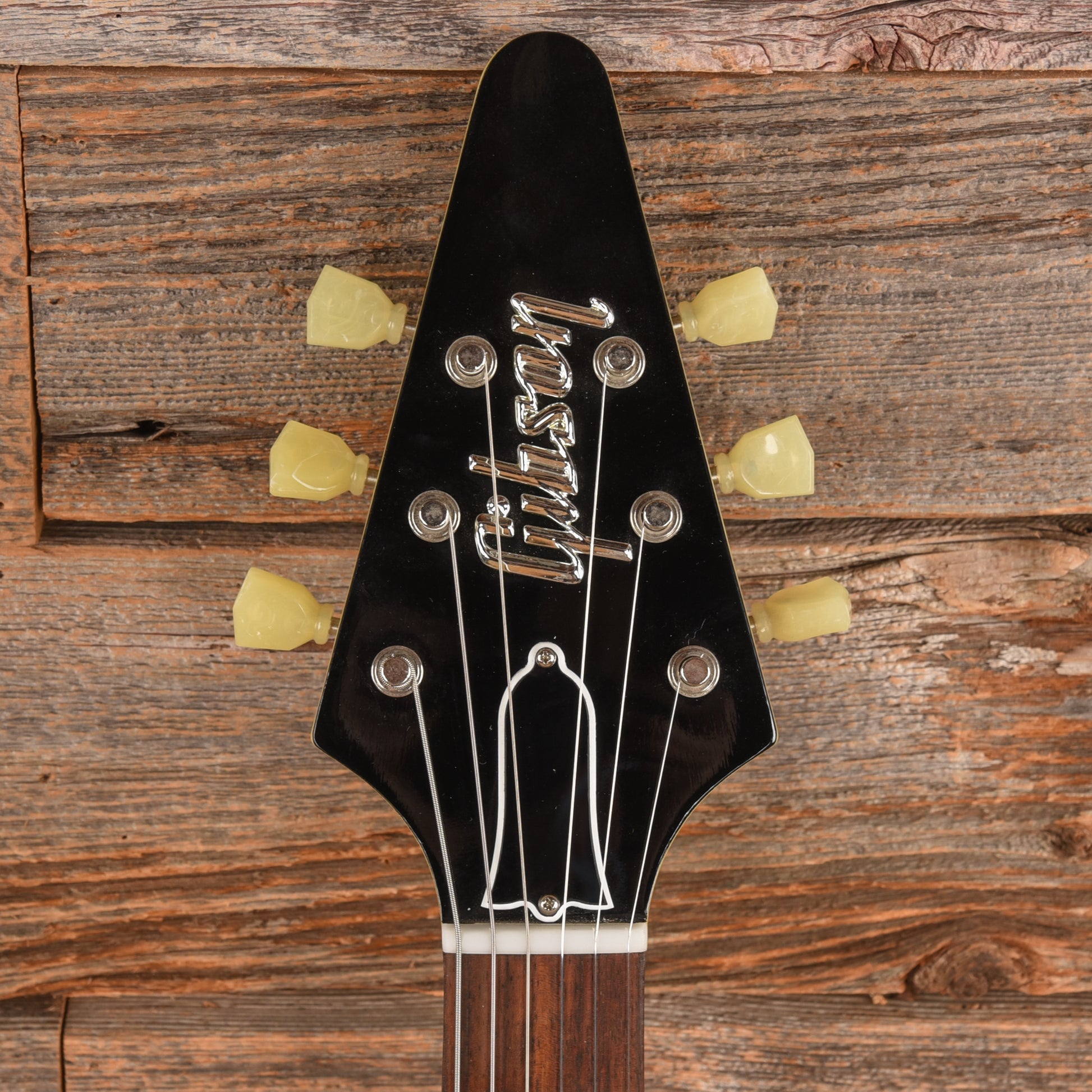 Gibson Flying V '59 Reissue TV Yelllow  - Dave Amato of REO Speedwagon Electric Guitars / Solid Body